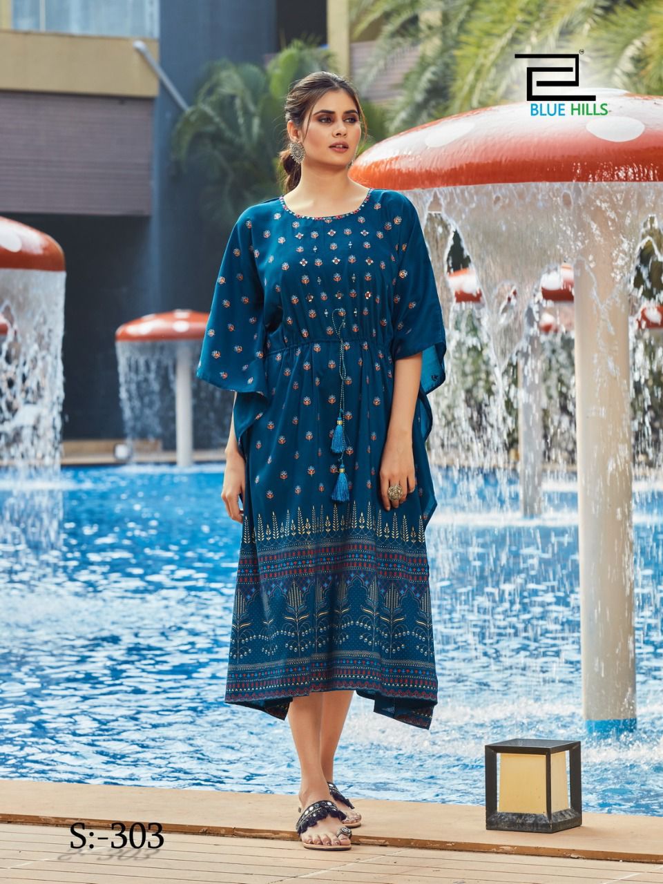 Blue Hills Stare 3 Designer Party Wear Fancy Kaftan Style Kurti Collection